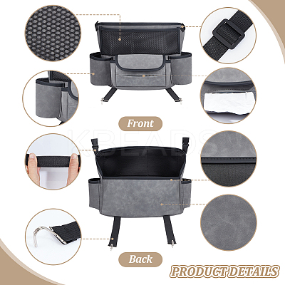 Universal Imitation Leather Car Storage Pocket ABAG-WH0040-07A-1