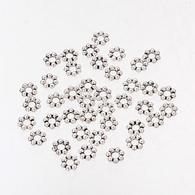 Tibetan Style Alloy Daisy Spacer Beads LS-A61-1