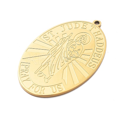 304 Stainless Steel Pendants LS-STAS-M099-02G-1