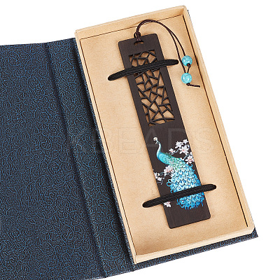 Rectangle Wood Bookmark OFST-WH0002-21-1