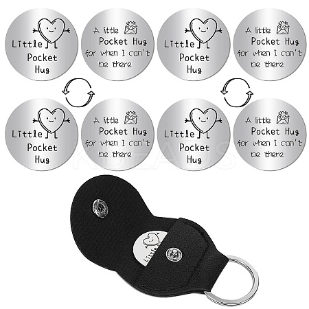 4Pcs Stainless Steel Commemorative Coins AJEW-CN0001-96-1