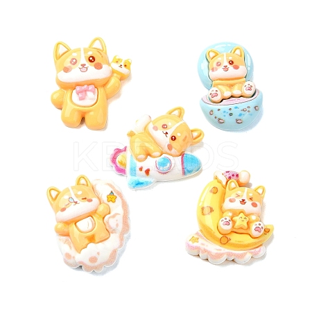 Opaque Resin Animal Decoden Cabochons CRES-Q221-07A-1