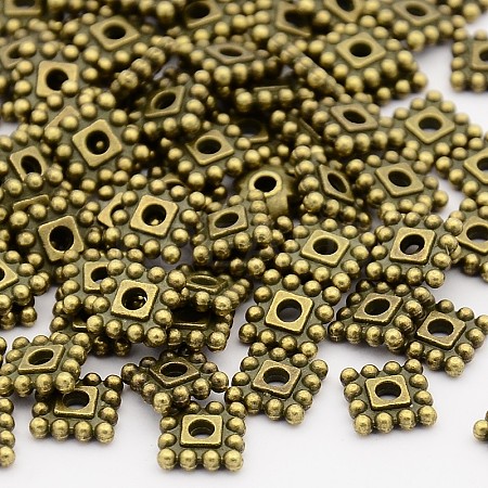 Tibetan Style Alloy Spacer Beads LS-TIBEB-P002-02AB-NR-1