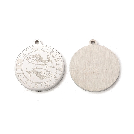 Non-Tarnish 304 Stainless Steel Pendants STAS-A074-03K-P-1
