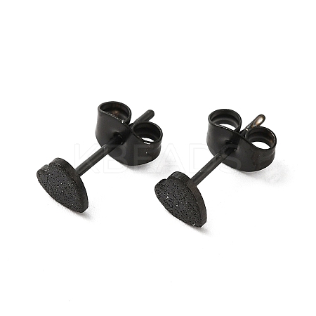 304 Stainless Steel Haart Stud Earrings for Women EJEW-K243-02EB-1