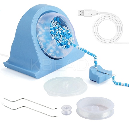 Plastic Automatic USB Beading Machine for Polymer Clay Heishi Beads AJEW-K046-02A-1