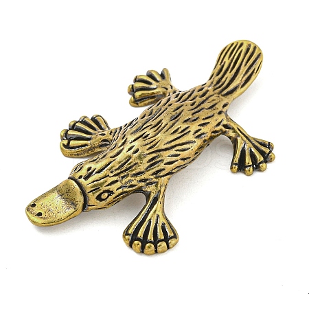 Brass Figurine Statue for Living Room Table Home Decoration DJEW-Q005-01B-AB-1