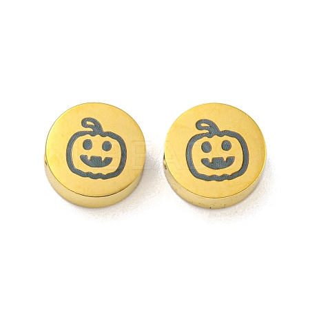 Halloween Theme 304 Stainless Steel Beads LS-STAS-M069-01B-G-1