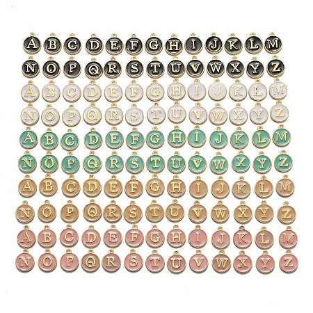 Golden Plated Alloy Enamel Charms ENAM-US0001-01-RS-1