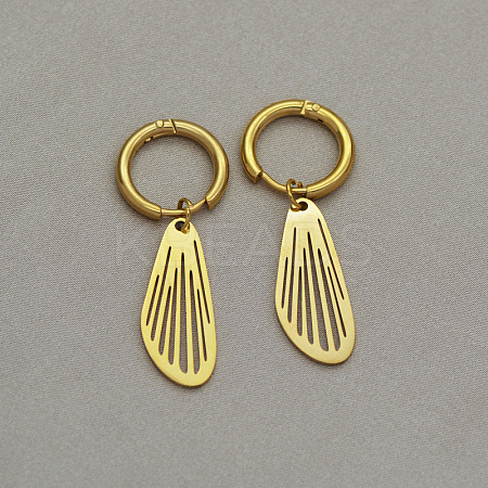 304 Stainless Steel Hoop Earrings WGD8CF2-01-1