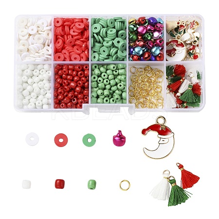 DIY Christmas Themed Jewelry Making Kits DIY-YW0002-78-1