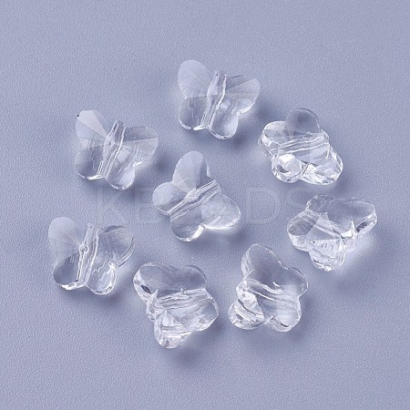 Transparent Glass Beads GLAA-P037-02A-28-1