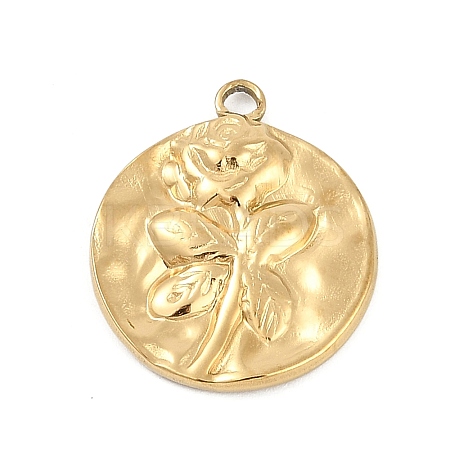 304 Stainless Steel Pendants STAS-I325-115B-G-1
