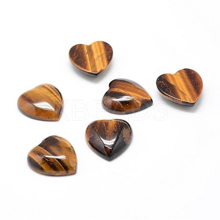 Natural Tiger Eye Cabochons G-T029-23x25mm-16-1