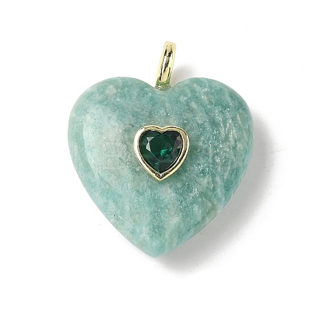Natural Amazonite Pendants G-C274-04E-1
