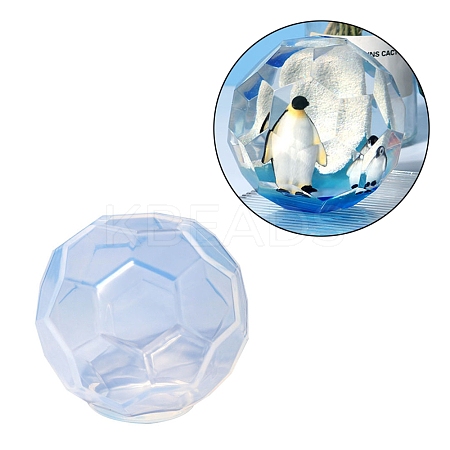 DIY Faceted Ball Display Silicone Molds LS-DIY-M046-19G-1