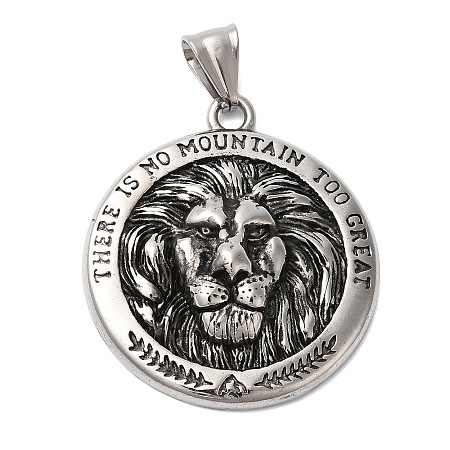 304 Stainless Steel Pendants STAS-Z067-03P-1