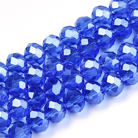 Electroplate Glass Beads Strands EGLA-A044-T3mm-A31-1