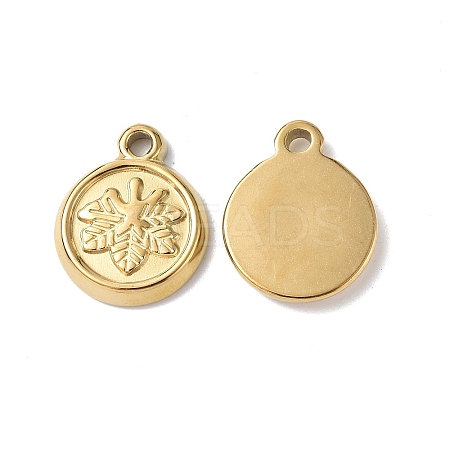 Ion Plating(IP) 304 Stainless Steel Charms STAS-C066-18G-1