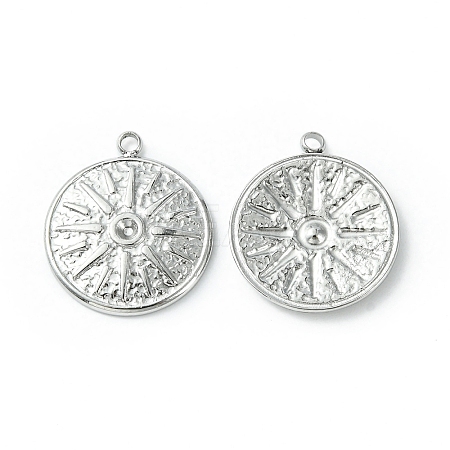 Tarnish Resistant 304 Stainless Steel Pendant Rhinestone Settings STAS-L269-011P-1