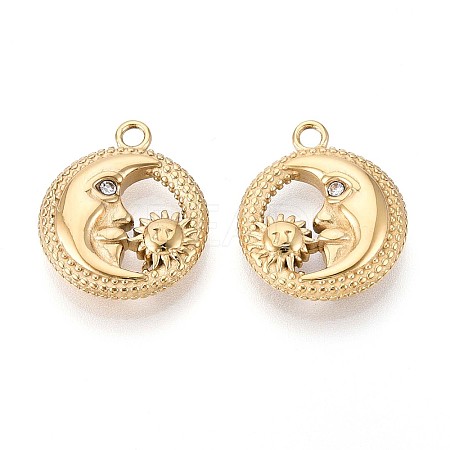 304 Stainless Steel Pendants STAS-N109-206G-1