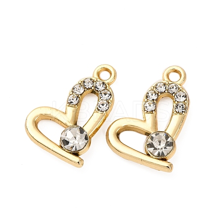 Alloy Rhinestone Pendants LS-PALLOY-S052-01G-B-1