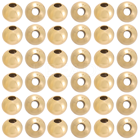 Brass Spacer Beads KK-BBC0015-08C-1