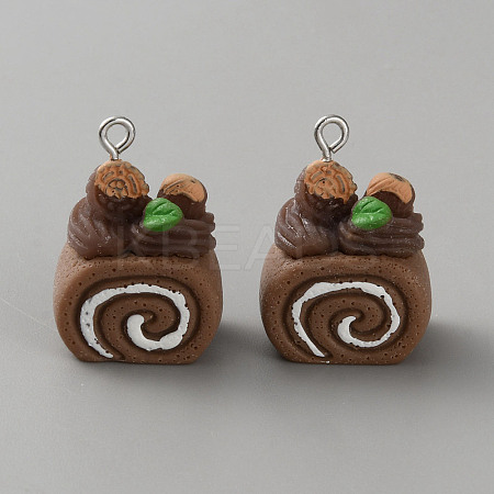 Opaque Resin Pendants LS-RESI-CJC0028-05P-02-1