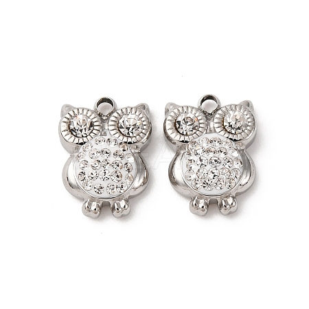 304 Stainless Steel Pendants STAS-L022-523P-1