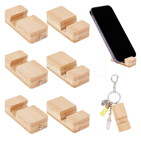 Wood Mobile Phone Holders AJEW-WH0312-70-1