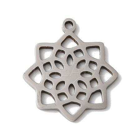 Non-Tarnish 5Pcs 201 Stainless Steel Pendants LS-STAS-Z068-02P-02-1