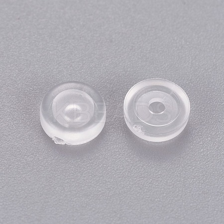 Comfort Silicone Pads for Screw Back Clip on Earrings X-KY-E008-02-1