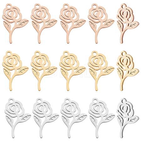 18Pcs 3 Colors Valentine's Day Theme STAS-UN0030-17-1