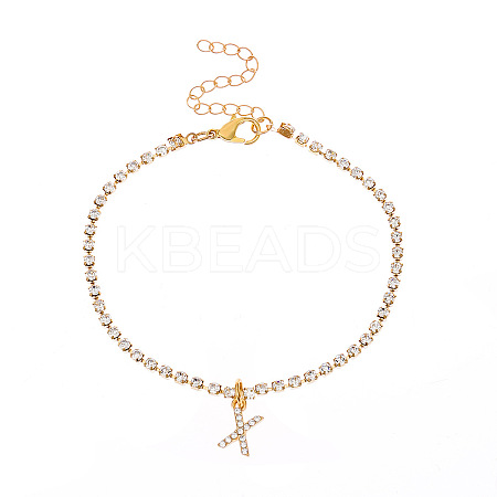 Fashionable and Creative Rhinestone Anklet Bracelets DA6716-24-1