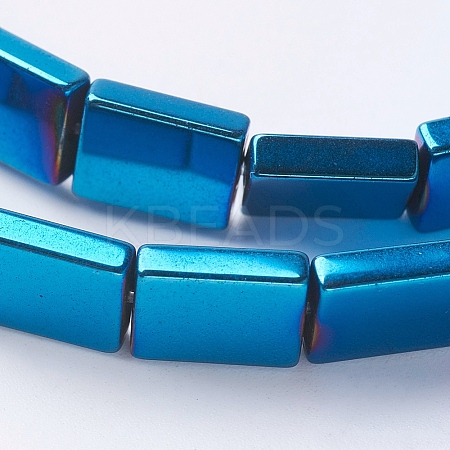 Vacuum Plating Electroplate Non-magnetic Synthetic Hematite Beads Strands G-F534-J04-1