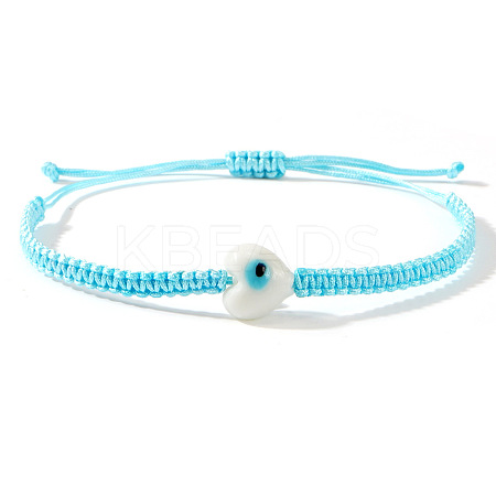 Bohemian Glass Bead Braided Bead Bracelets HV2776-8-1
