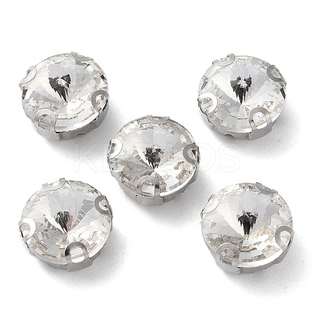 Flat Round Sew on Rhinestone RGLA-L028-07B-01-1