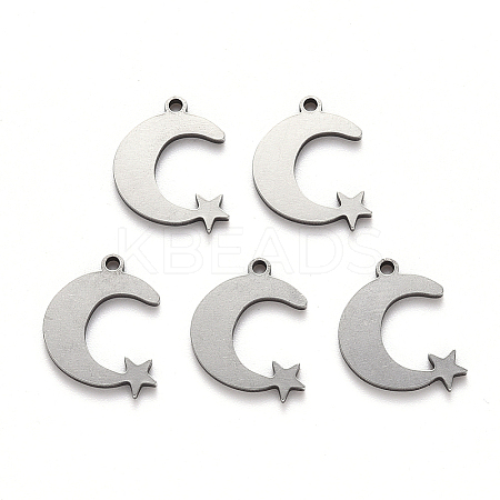 Non-Tarnish 201 Stainless Steel Charms LS-X-STAS-N092-106-1