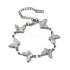 304 Stainless Steel Link Bracelets for Women LS-BJEW-Q041-01C-P-2