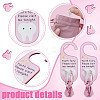 2Pcs Poplar Plywood Tooth Fairy Door Hanger AJEW-NB0007-14A-3