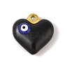 304 Stainless Steel Enamel Pendants STAS-M071-02A-1