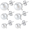 304 Stainless Steel Stud Earring Findings EJEW-SP0001-17I-7