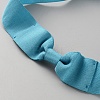 Women's Faux Suede Bowknot Stretchable Hat Band AJEW-WH0696-082A-2