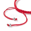 2Pcs 2 Style Resin Evil Eye Braided Bead Bracelets Set BJEW-JB08425-7