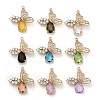 Glass with Golden Brass Pendants GLAA-G111-06G-1