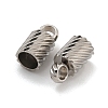Tarnish Resistant 304 Stainless Steel Cord Ends STAS-Z084-07P-01A-2