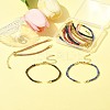 8Pcs 8 Colors Nylon Cord Bracelets MAK-FS0001-05-9