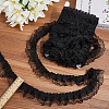 10M Polyester Pleated Lace Trim OCOR-CY0002-17C-3