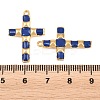 304 Stainless Steel Enamel Pendants STAS-G398-21G-03-3