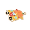 Thanksgiving Day Alloy Enamel Pendants ENAM-I076-01G-12-2